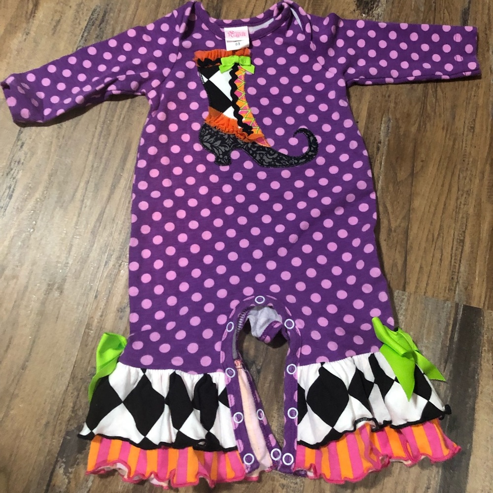 Ricrac & Ruffles “If the Shoe Fits” Romper